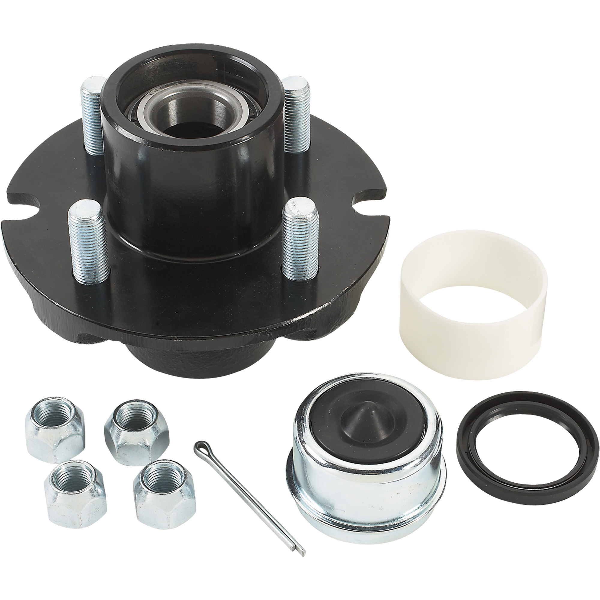 Ultra-Tow XTP Ultra-Pack Trailer Hub, 4 on 4in., 1350-Lb. Capacity